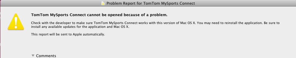 files not showing up in folder tomtom mysports connect